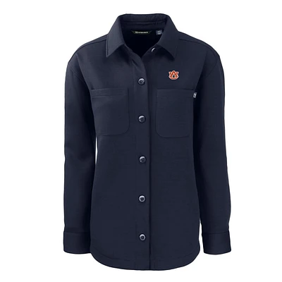 Auburn Cutter & Buck Women's Roam Eco Knit Shirt Jacket