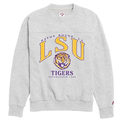 LSU League Women's Throwback Fleece Crew