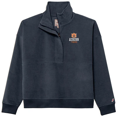 Auburn League Women's Stretch Cord 1/2 Zip