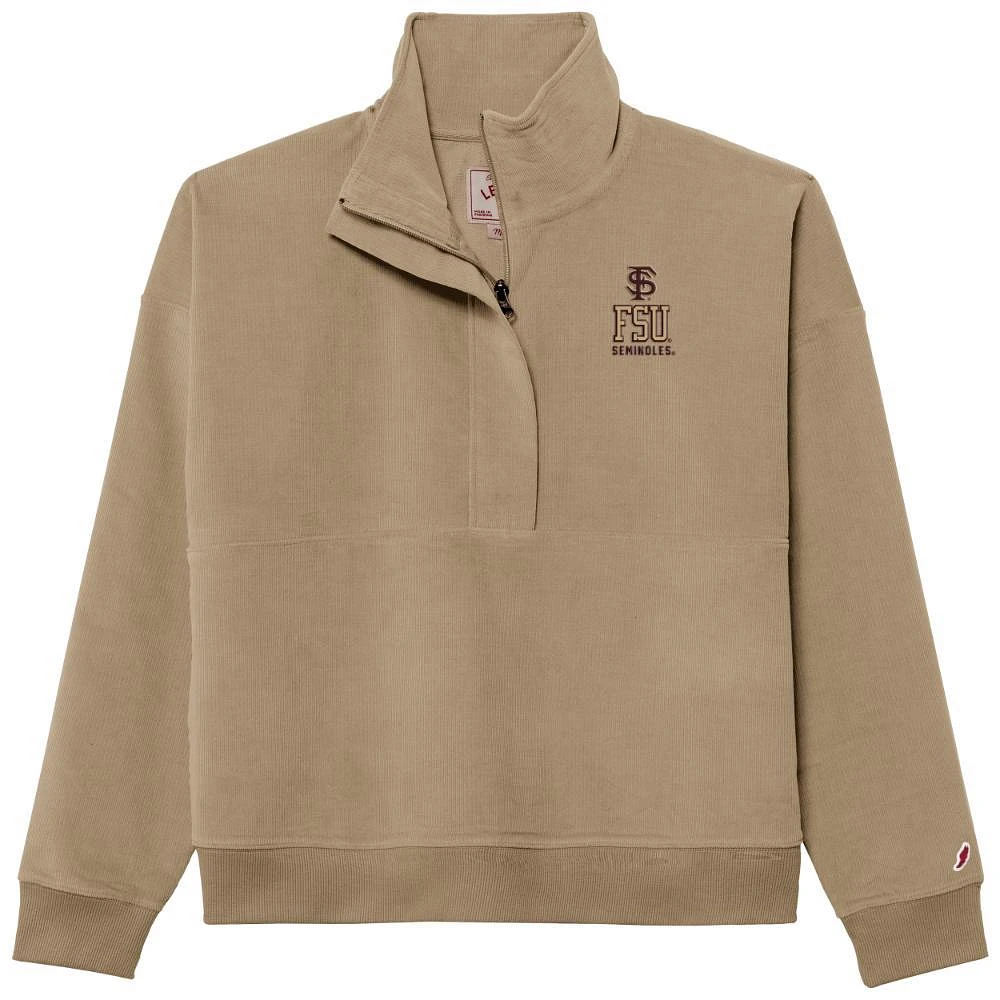 Florida State League Women's Stretch Cord 1/2 Zip