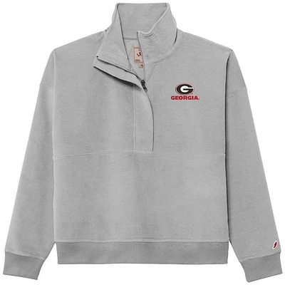 Georgia League Women's Stretch Cord 1/2 Zip