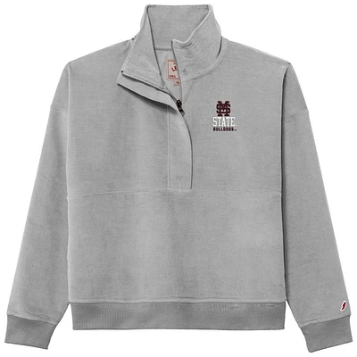 Mississippi State League Women's Stretch Cord 1/2 Zip