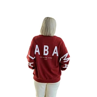 Alabama Gameday Social Barkley Split Oversized Crew