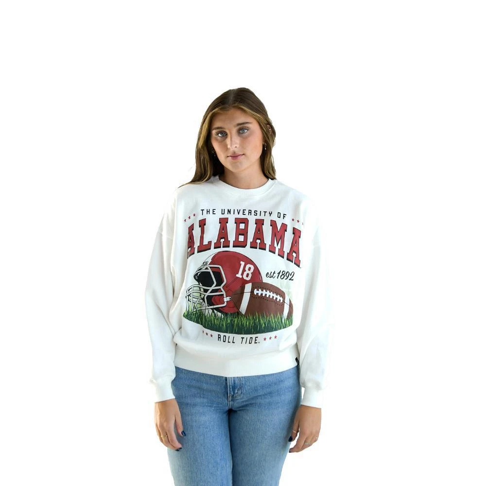 Alabama Gameday Social Malone Multimedia Oversized Crew