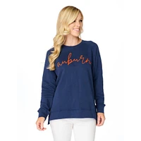 Auburn Stewart Simmons The Embroidered Sweatshirt