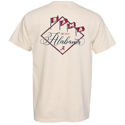 Alabama Flags Stylized Script Comfort Colors Tee