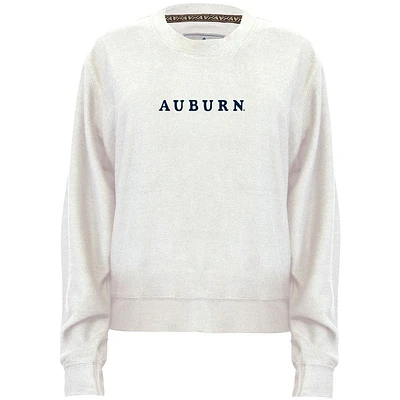 Auburn Women's Amelia Vintage Terry Inside Out Crew