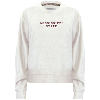 Mississippi State Women's Amelia Vintage Terry Inside Out Crew