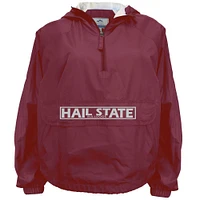 Mississippi State Women's Jasmin Lined Pouch Pocket 1/4 Zip Pullover