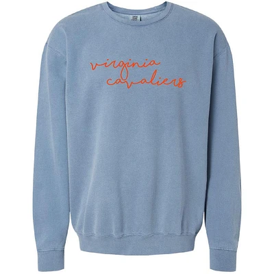 Virginia Women's Embroidered Lightweight Comfort Colors Crew