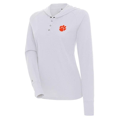 Clemson Antigua Aspiration Long Sleeve Knit Shirt