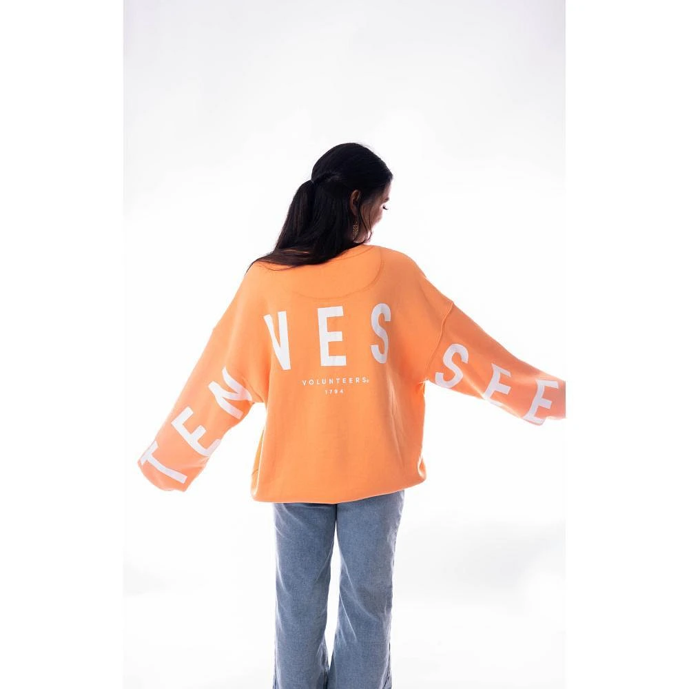 Tennessee Gameday Social Barkley Split Oversized Crew