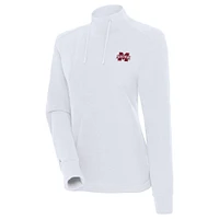 Mississippi State Antigua Moment Mock Neck Fleece Pullover