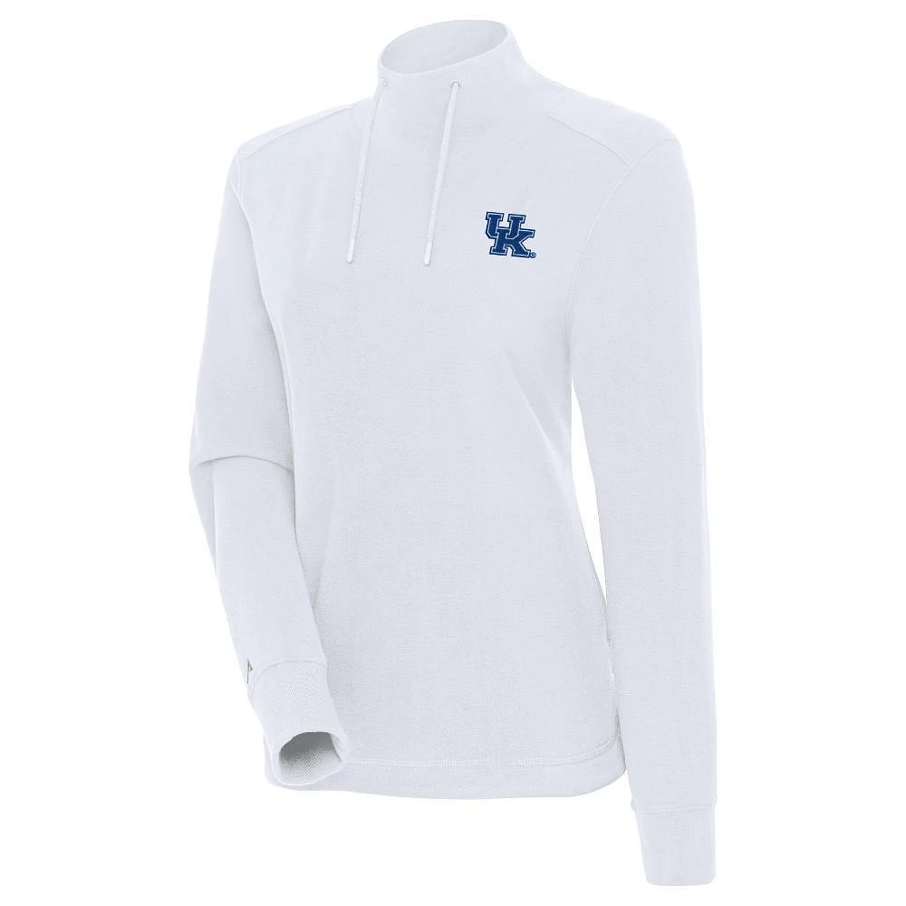 Kentucky Antigua Moment Mock Neck Fleece Pullover