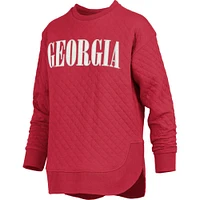 Georgia Pressbox Women's Pasadena Quilted Crew