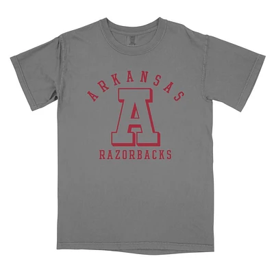 Arkansas B-Unlimited Block Letters Comfort Colors Tee