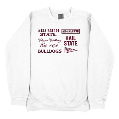 Mississippi State B-Unlimited Vintage 90's Comfort Colors Crew