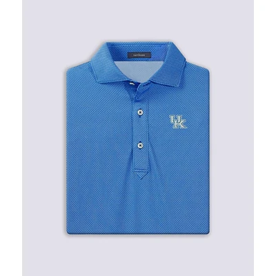 Kentucky Turtleson Mini Diamond Jacquard Performance Polo