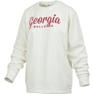 Georgia Pressbox Women's Zoe Plush Rib Crew