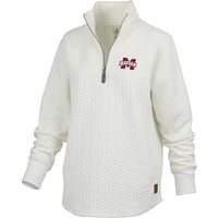 Mississippi State Pressbox Women's Mia Quilted 1/4 Zip