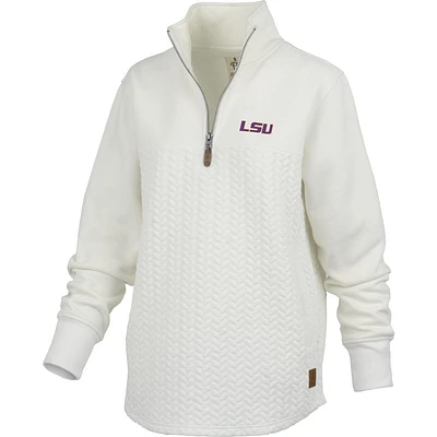 LSU Pressbox Women's Mia Quilted 1/4 Zip