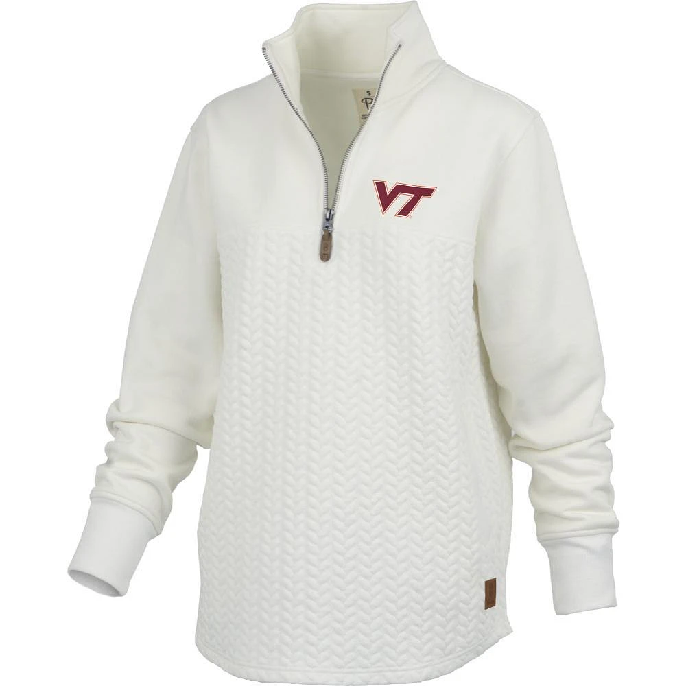 Virginia Tech Pressbox Women's Mia Quilted 1/4 Zip