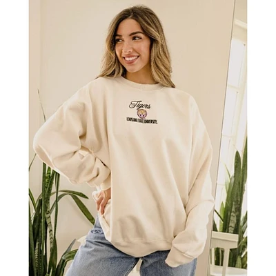 LSU LivyLu Embroidered Script Sweatshirt