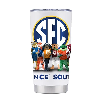 SEC Gametime Sidekicks 20 Oz Mascot Tumbler