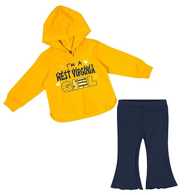 West Virginia Colosseum Infant I'm a Girl Top and Pant Set