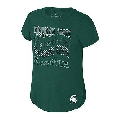 Michigan State Colosseum YOUTH Rogan Tee