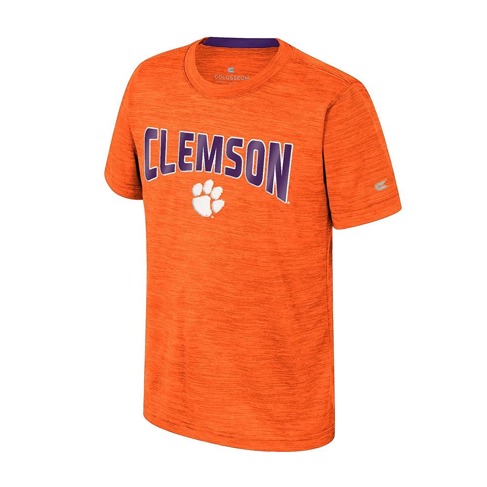 Clemson Colosseum YOUTH Rylos Poly Tee