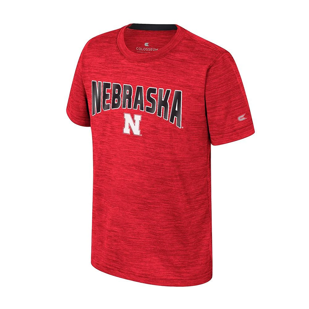 Nebraska Colosseum YOUTH Rylos Poly Tee