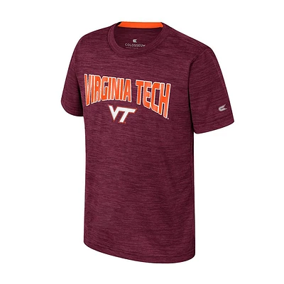 Virginia Tech Colosseum YOUTH Rylos Poly Tee