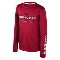 Arkansas Colosseum YOUTH Armada Poly Long Sleeve Tee