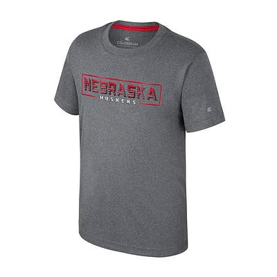 Nebraska Colosseum YOUTH Arcade Poly Tee