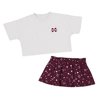 Mississippi State Colosseum Toddler Star League Tee and Skort Set