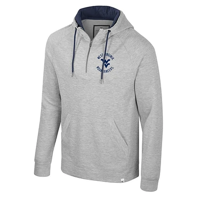 West Virginia Colosseum Switch Quilted 1/4 Zip Hoodie