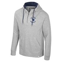 West Virginia Colosseum Switch Quilted 1/4 Zip Hoodie