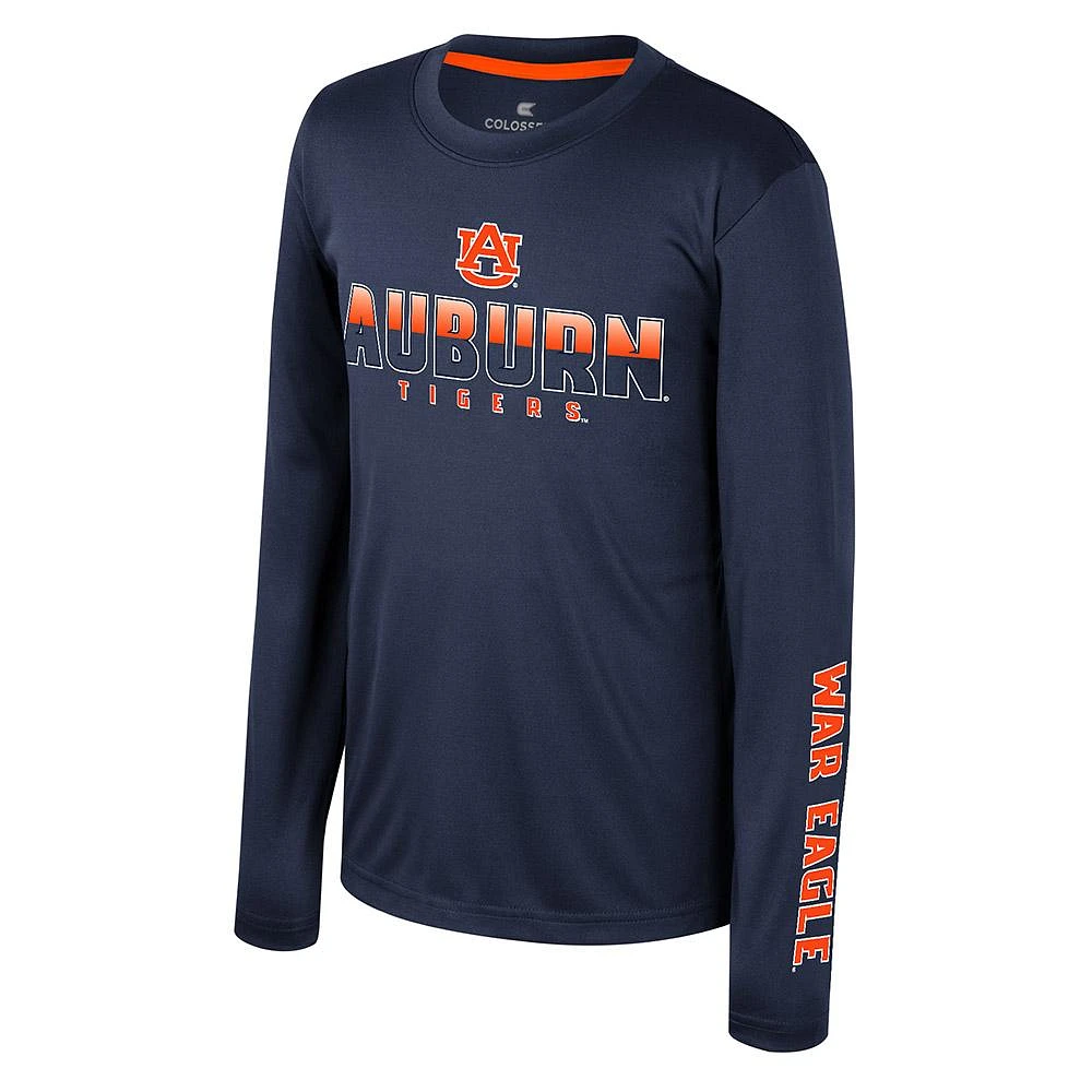 Auburn Colosseum YOUTH Armada Poly Long Sleeve Tee