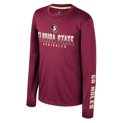 Florida State Colosseum YOUTH Armada Poly Long Sleeve Tee