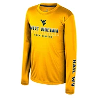 West Virginia Colosseum YOUTH Armada Poly Long Sleeve Tee