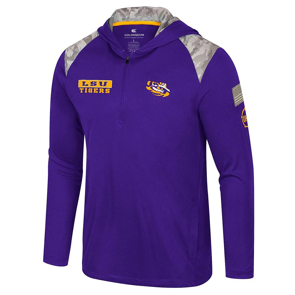 LSU Colosseum OHT 1/4 Zip Hooded Windshirt