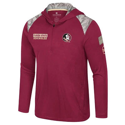 Florida State Colosseum OHT 1/4 Zip Hooded Windshirt