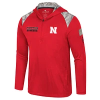 Nebraska Colosseum OHT 1/4 Zip Hooded Windshirt