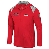 Georgia Colosseum OHT 1/4 Zip Hooded Windshirt