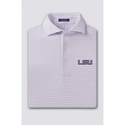 LSU Turtleson Dylan Stripe Performance Polo