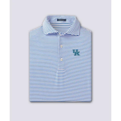 Kentucky Turtleson Dylan Stripe Performance Polo