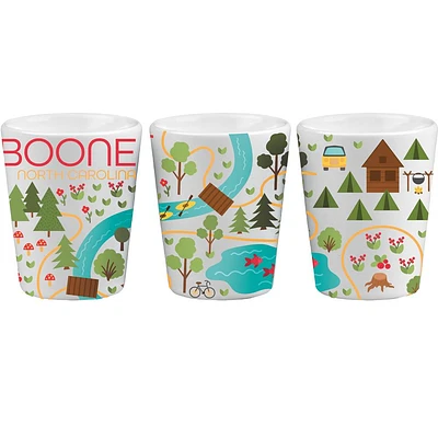 Boone 2 Oz Ceramic Shot Glass