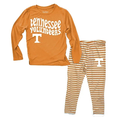 Tennessee Wes And Willy Infant Top With Stripe Capri Pants Set