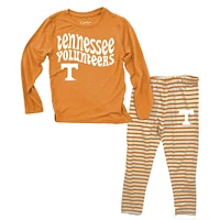 Tennessee Wes And Willy Infant Top With Stripe Capri Pants Set